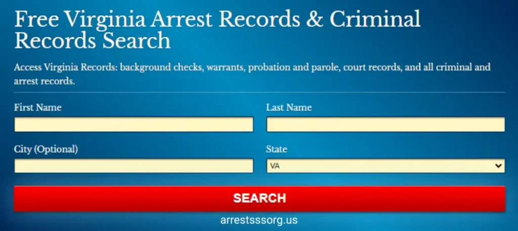 Arrests.org VA