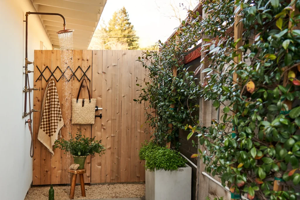 Basic Outdoor Shower Setup