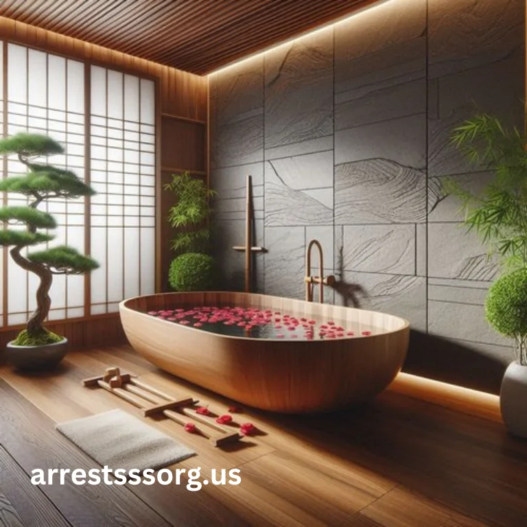 Soaking Tubs in Japanese Style Bathroom