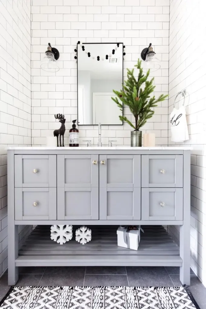  Christmas Bathroom Decor Ideas