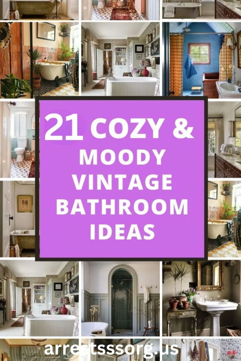 Moody Vintage Bathroom Ideas