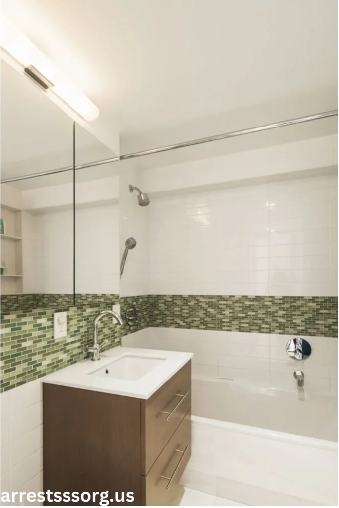 Mosaic and Large Subway Tile Combination