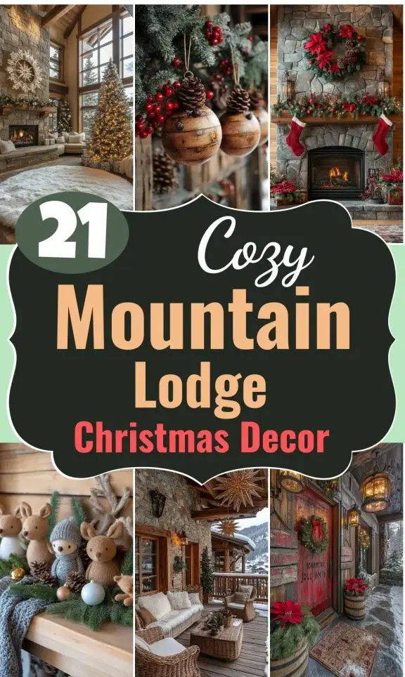 Mountain Lodge Christmas Decor Ideas