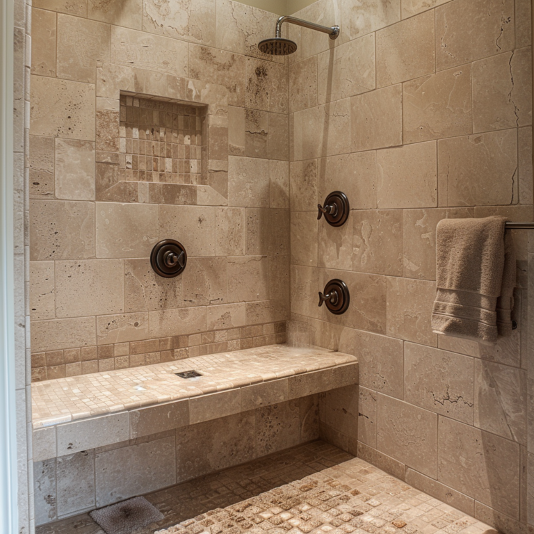 Shower Tile Combination