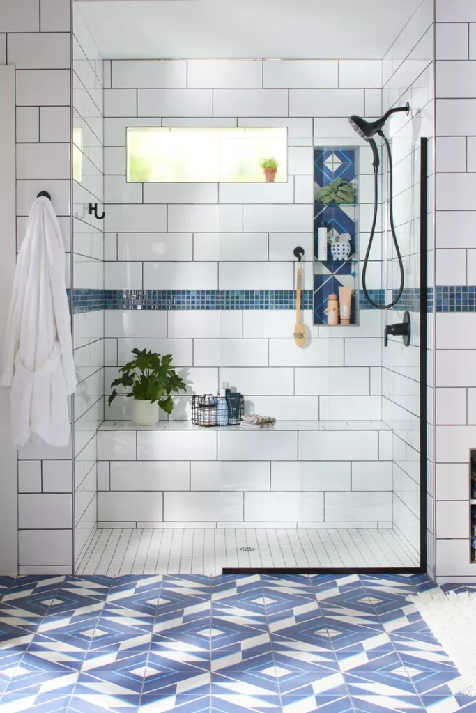 Shower Tile Combination