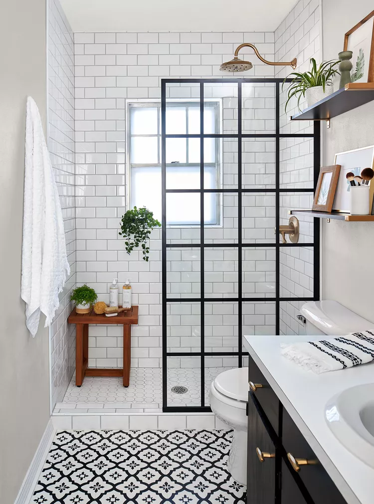 Shower Tile Combination