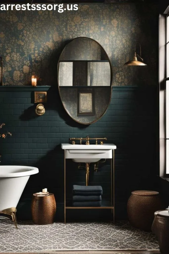 Creating a Timeless Look with a Moody Vintage Bathroom Design