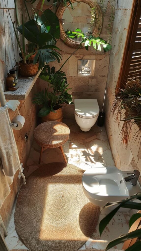 Earthy Bathroom Design