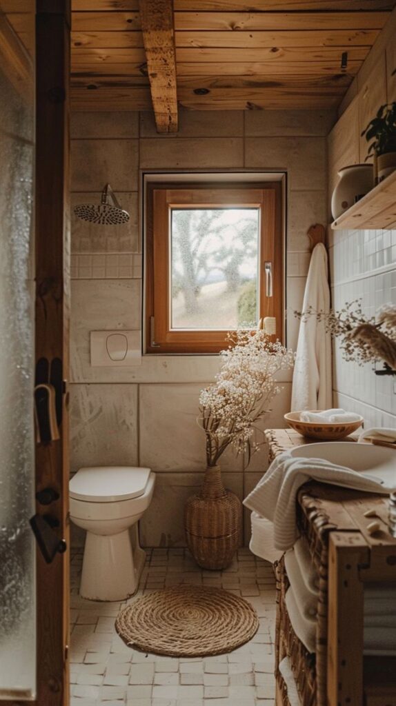 Earthy Bathroom Design