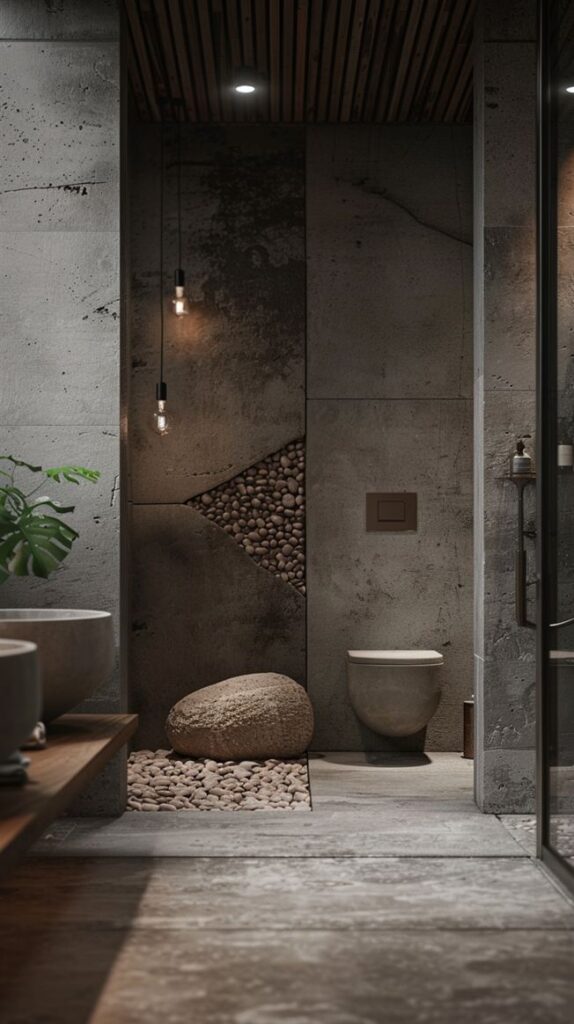 Earthy Bathroom Design