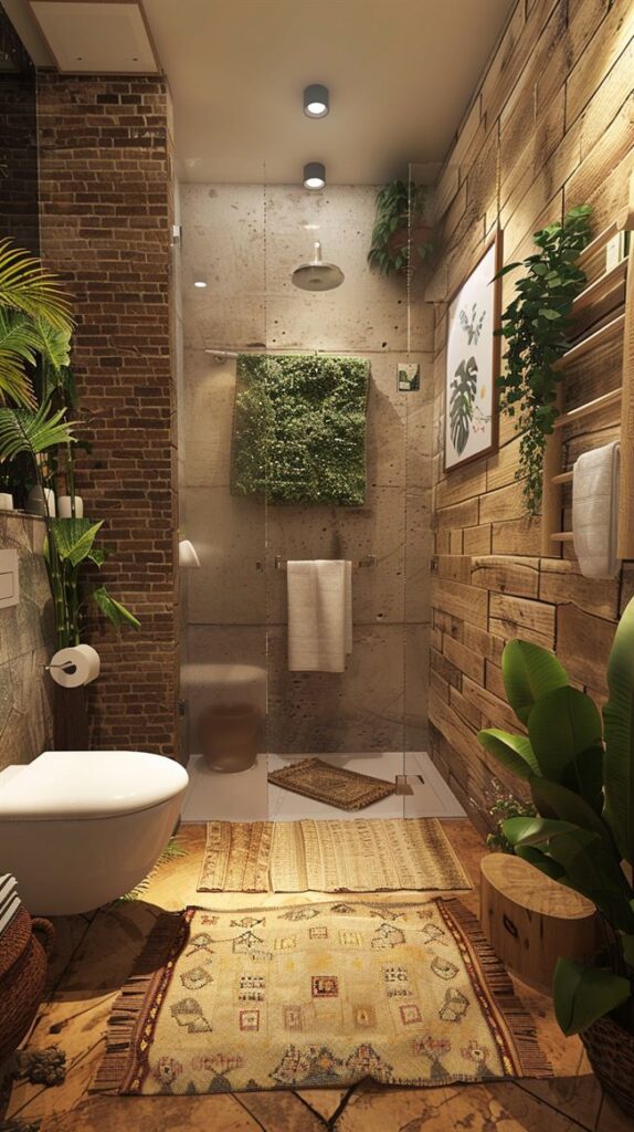 Earthy Bathroom 