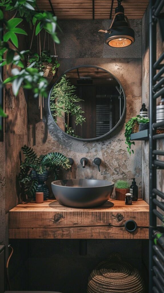 Earthy Bathroom 