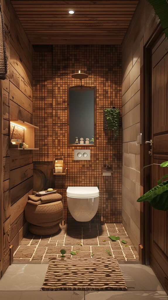 Earthy Bathroom 