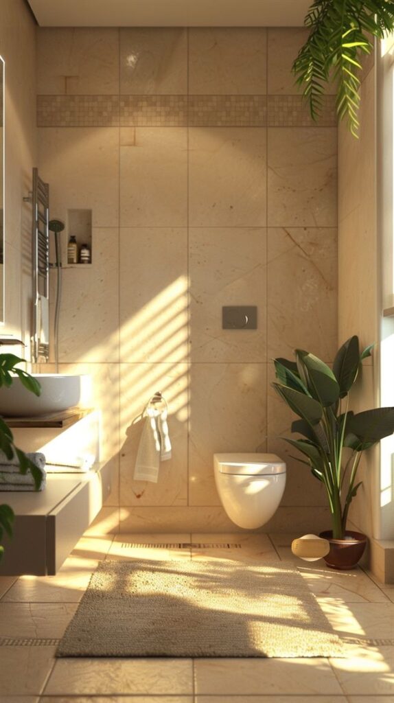 Earthy Bathroom 