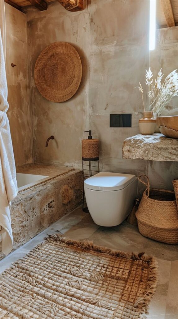 Earthy Bathroom 