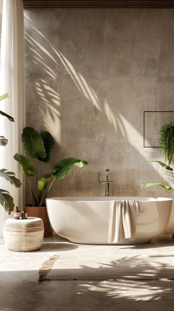 Earthy Bathroom 