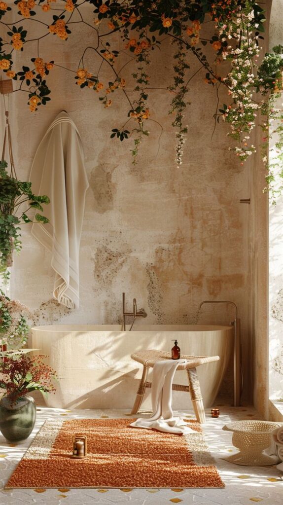 Earthy Bathroom 