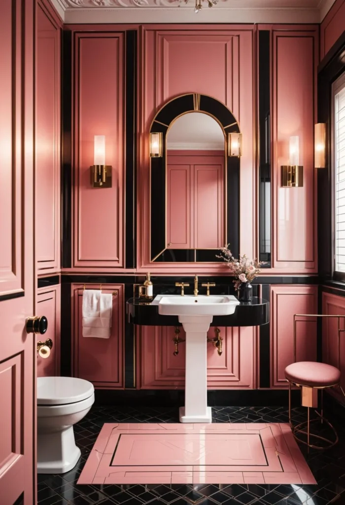 Modern Pink Bathroom Designs