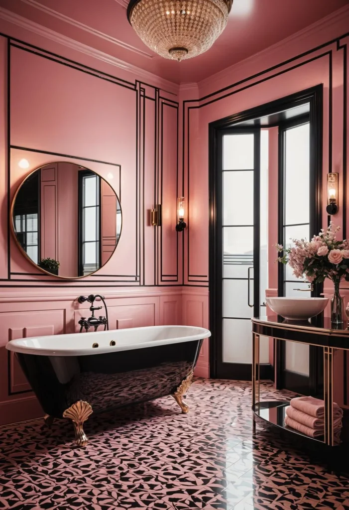 Modern Pink Bathroom Designs