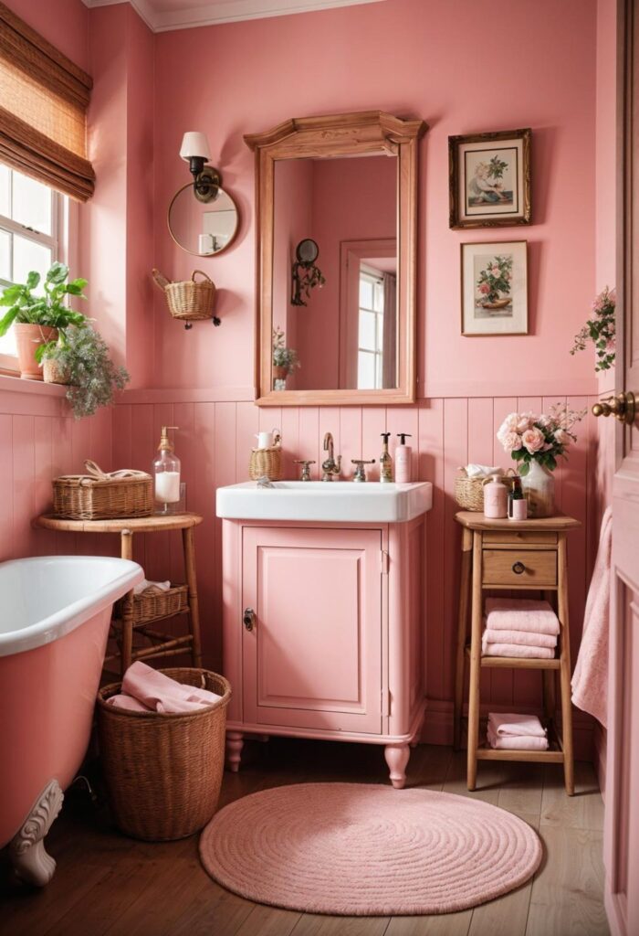 Modern Pink Bathroom Designs