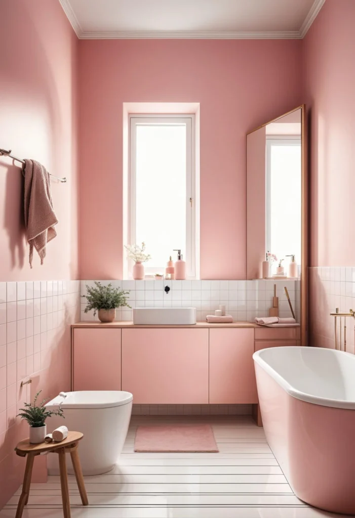 Modern Pink Bathroom Designs