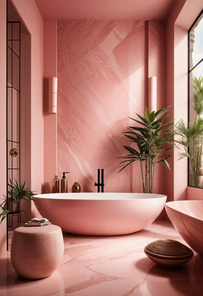 Modern Pink Bathroom Designs