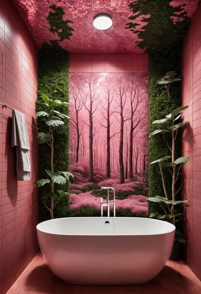 Modern Pink Bathroom Designs