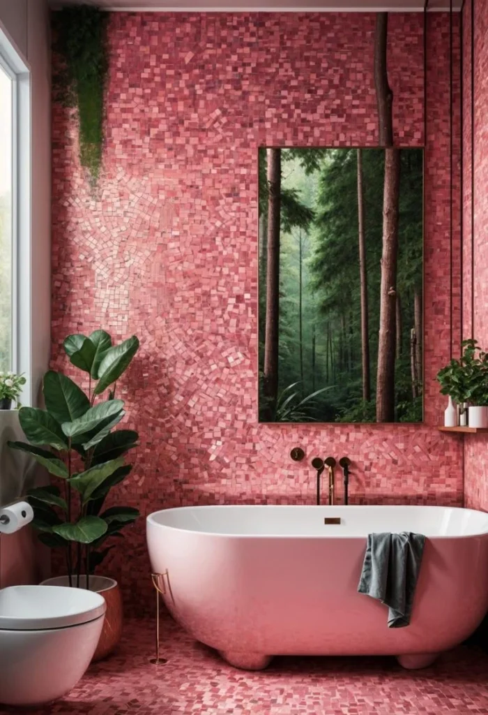 Modern Pink Bathroom Designs