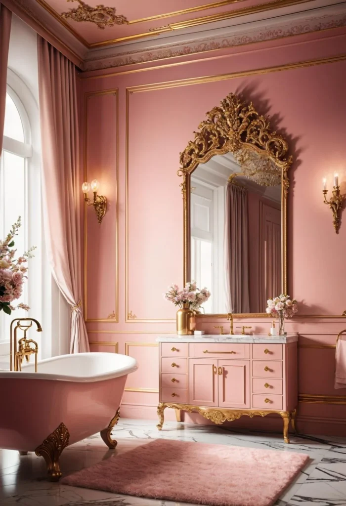 Modern Pink Bathroom Designs