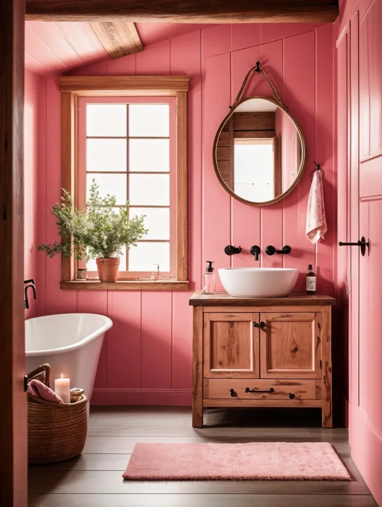 Modern Pink Bathroom Designs