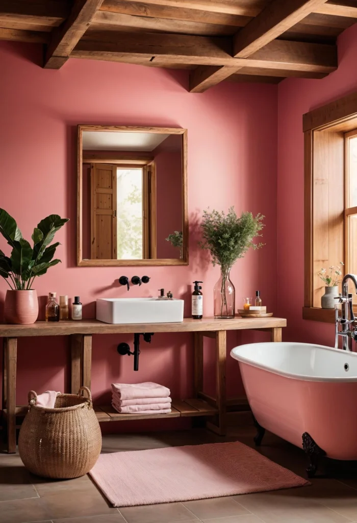 Modern Pink Bathroom Designs