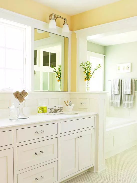 yellow bathroom ideas