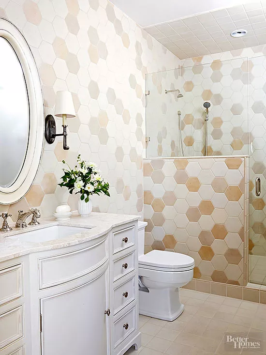 yellow bathroom design